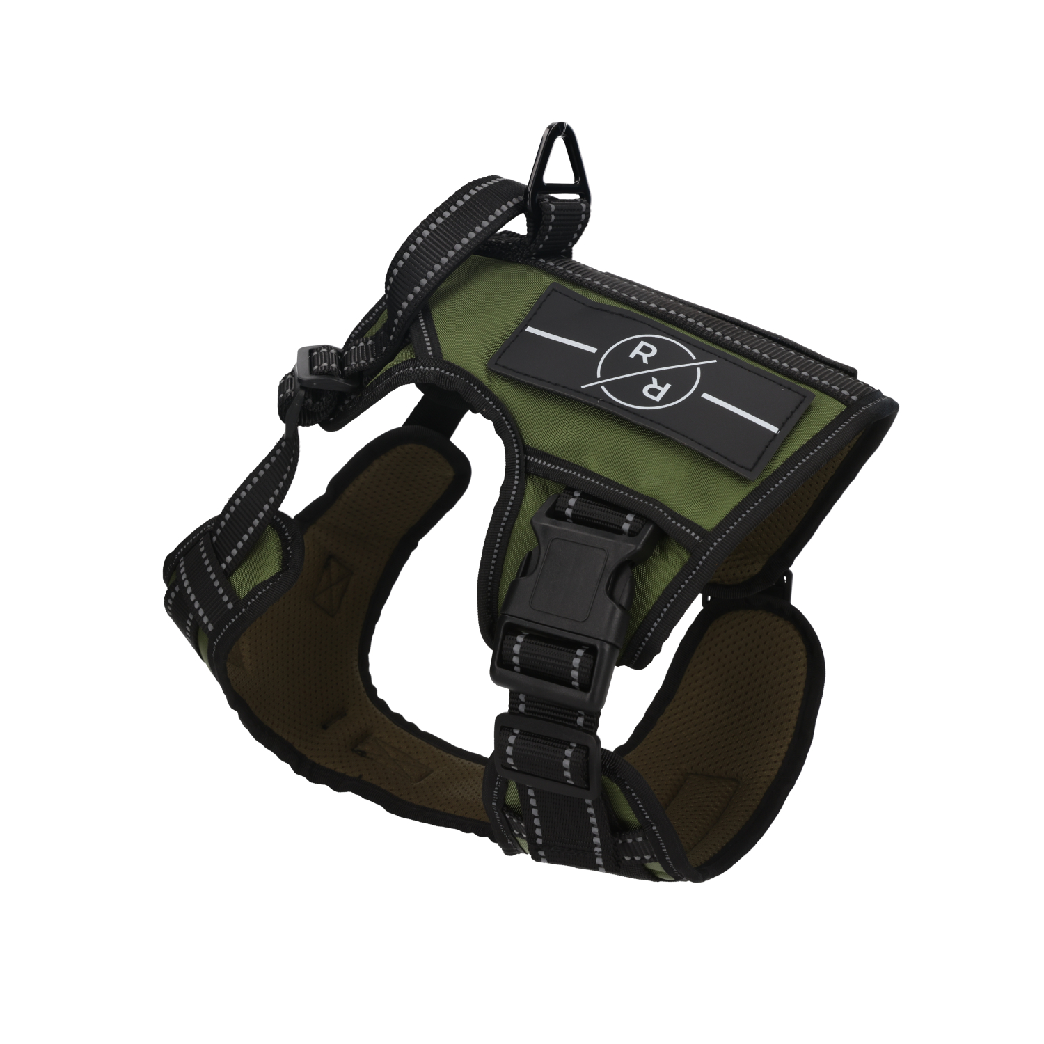 Rufus & Rosie Khaki Tactical Dog Vest Harness, Large