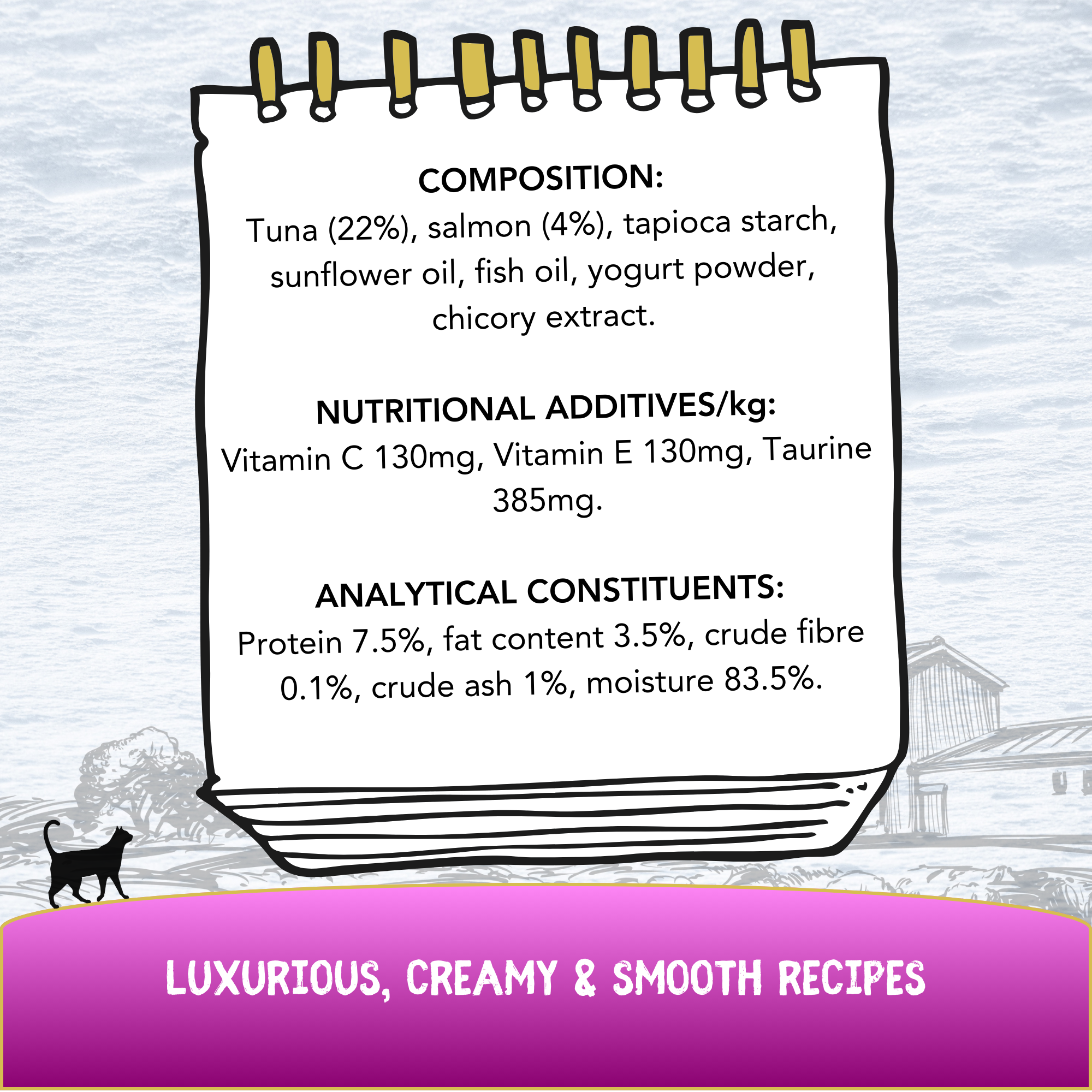 Cookhouse Luxury Licks Puree Cat Treat Salmon 6x15g