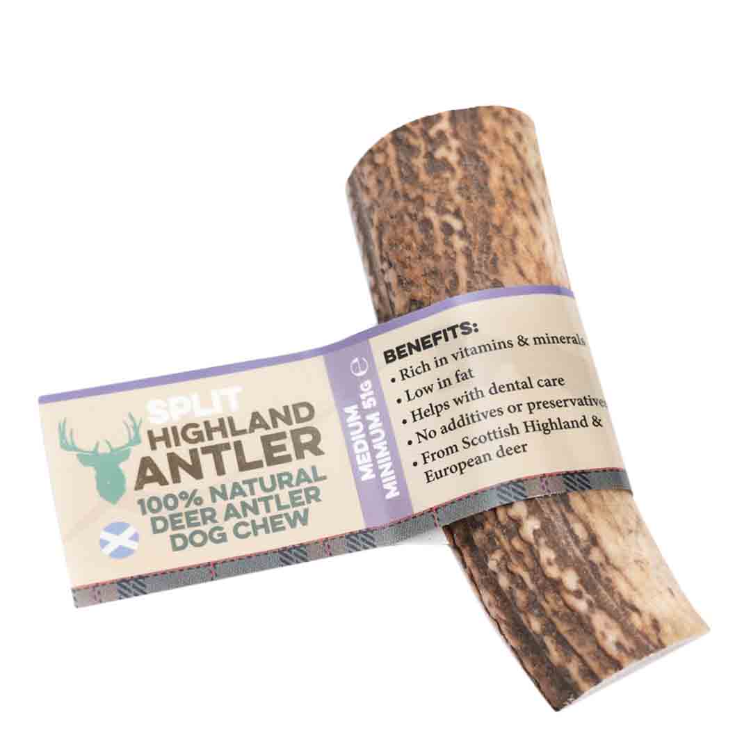 Split Antler Dog Chew, Medium