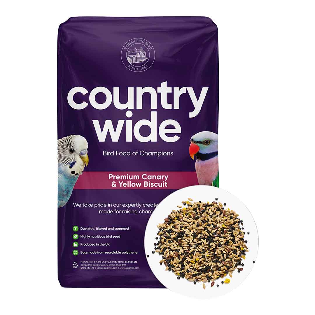 Country Wide Premium Canary & Yellow Biscuit Bird Food, 20kg