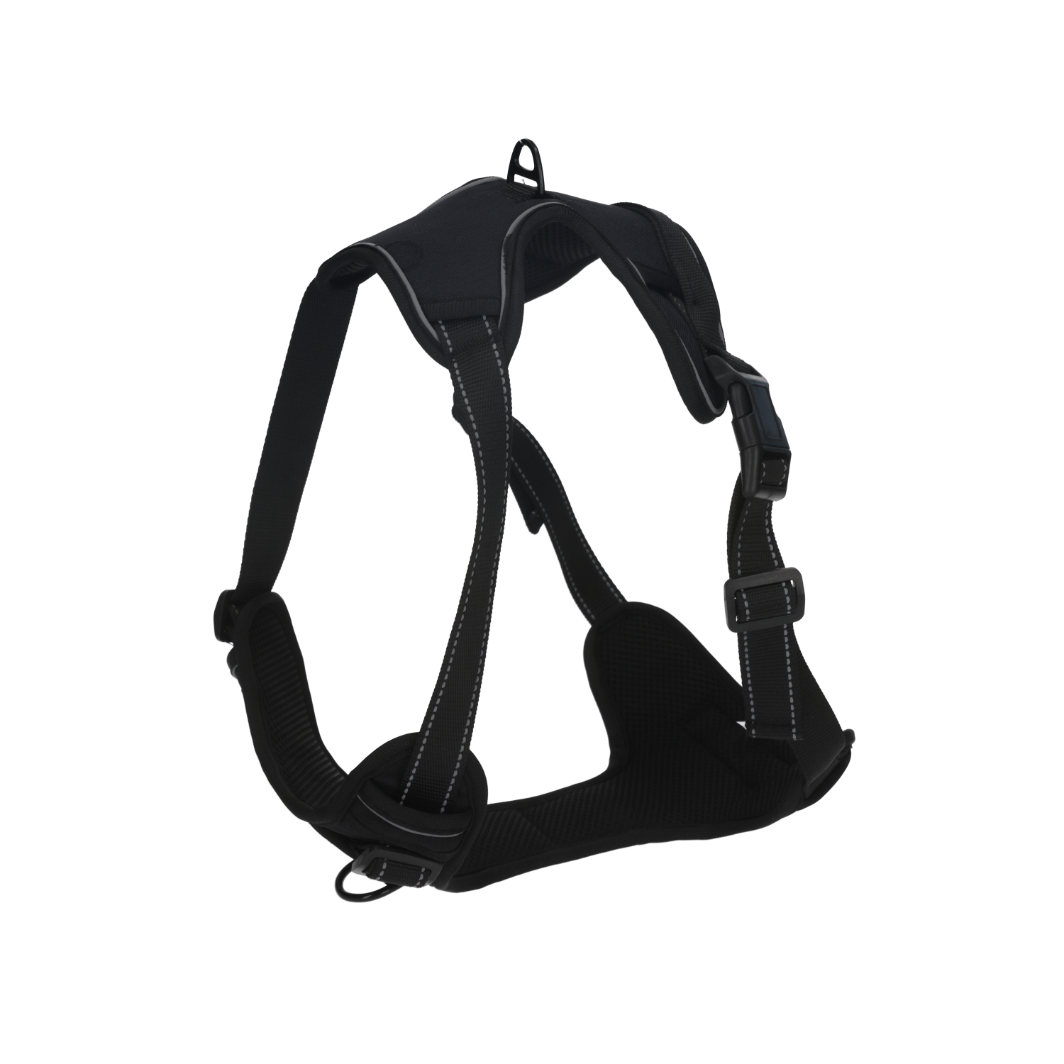 Rufus & Rosie Adjustable Black Sports Dog Harness, Extra Large