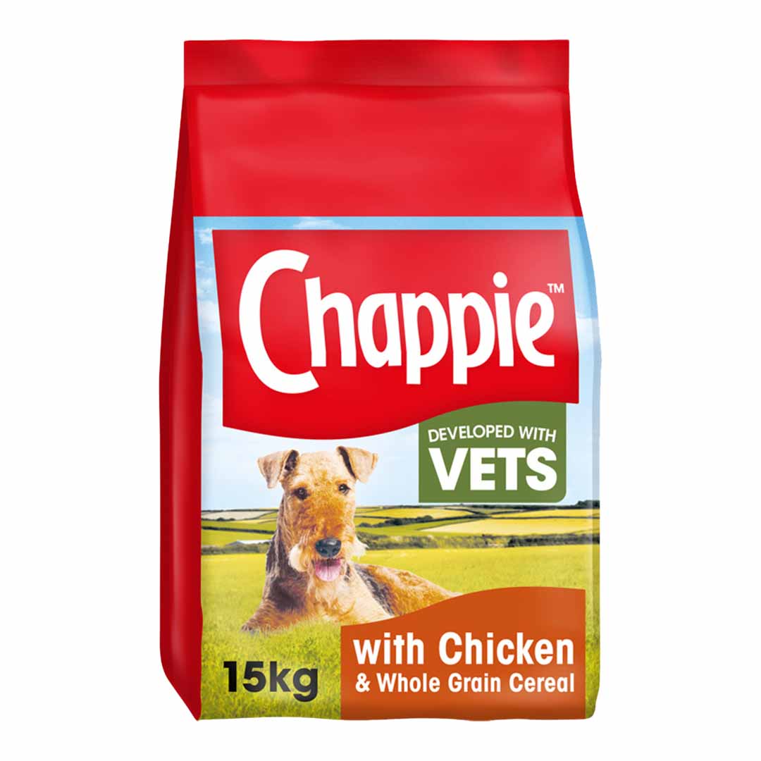 Chappie Complete Dog Food with Chicken And Wholegrain Cereal 15kg