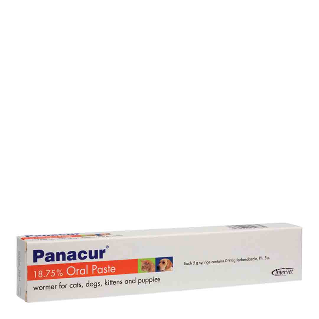 Panacur 18.75% Oral Paste Wormer for Cats and Dogs