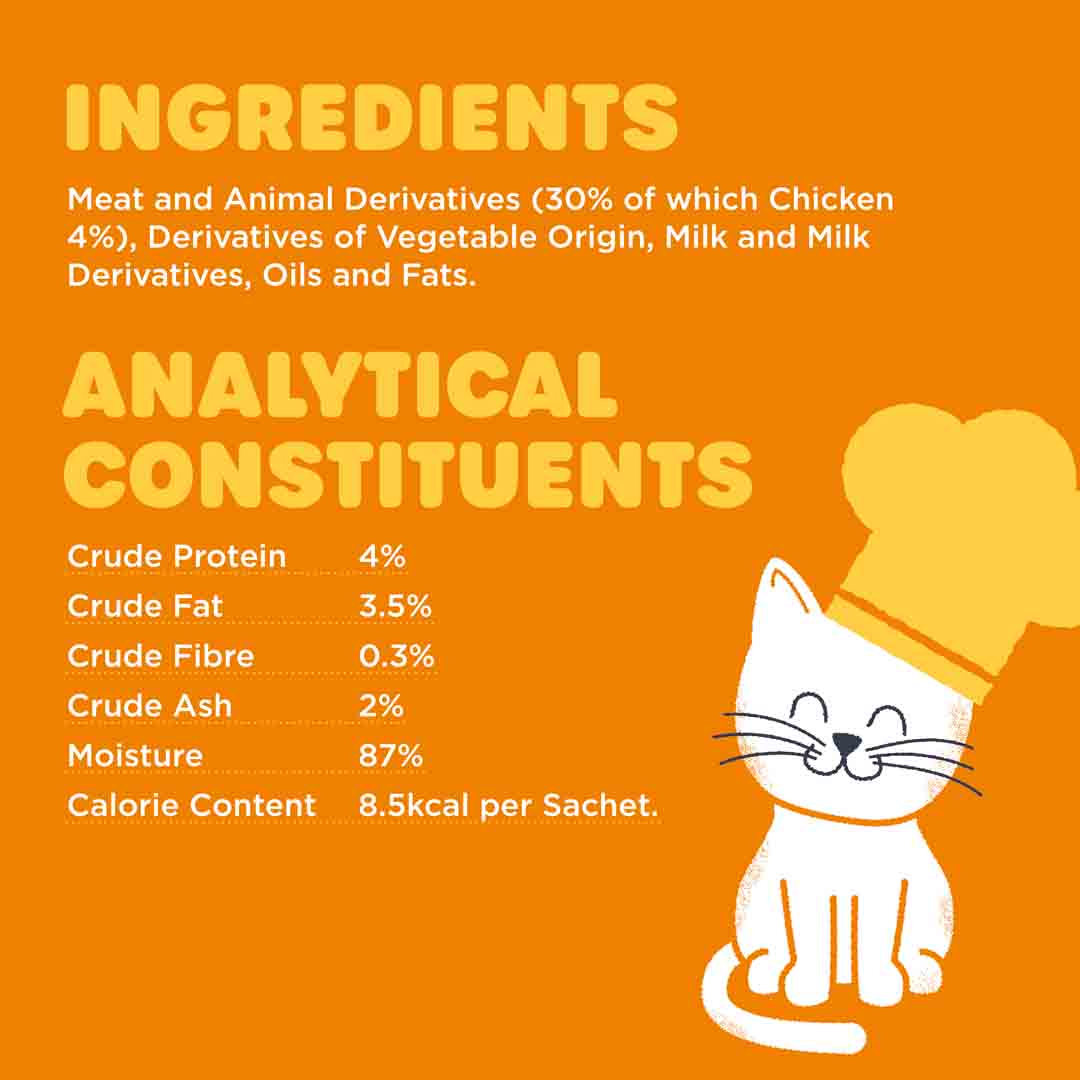Webbox Cats Delight Lick-E-Lix with Chicken Cat Treat,  5 Pack