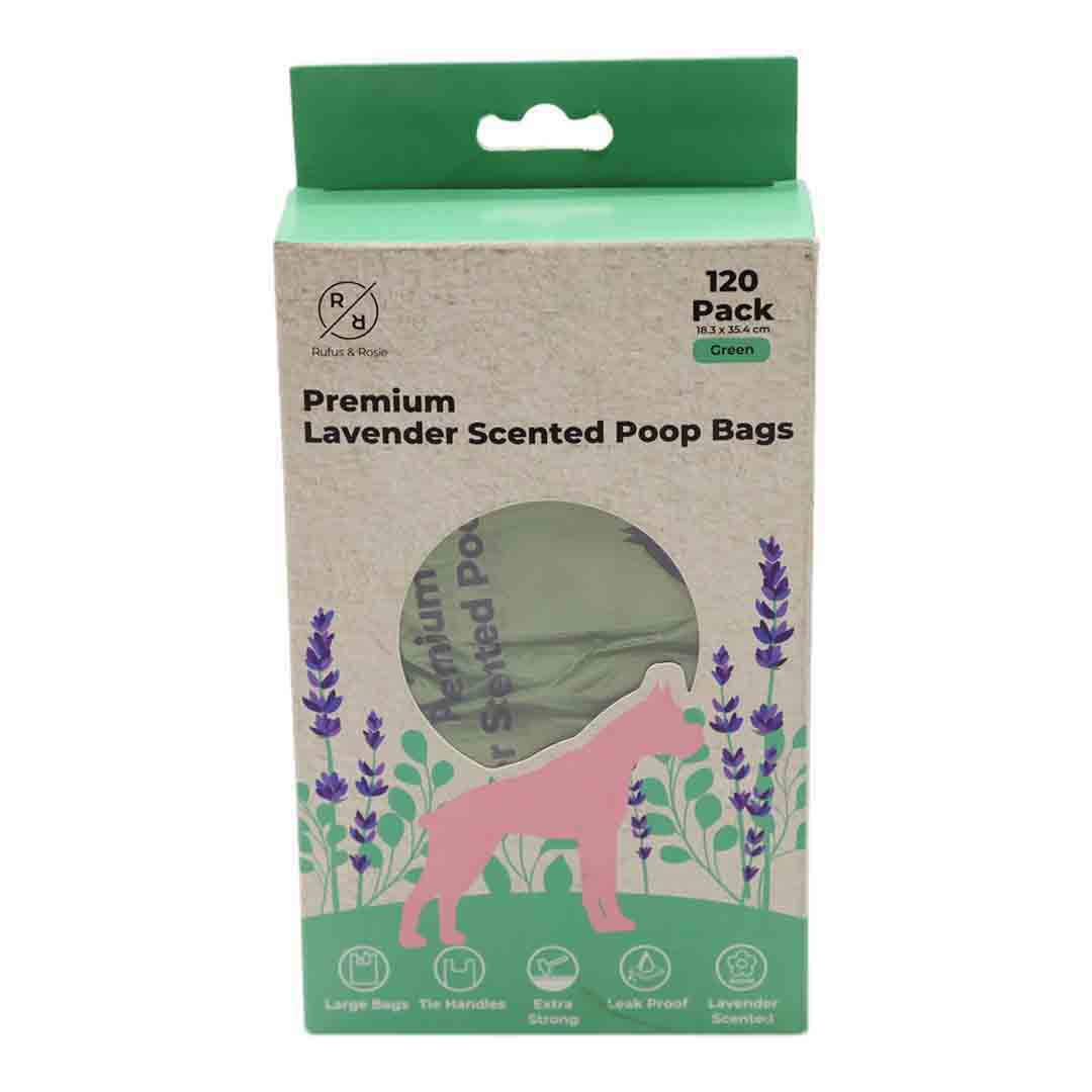 Rufus & Rosie Premium Lavender Poop Bags