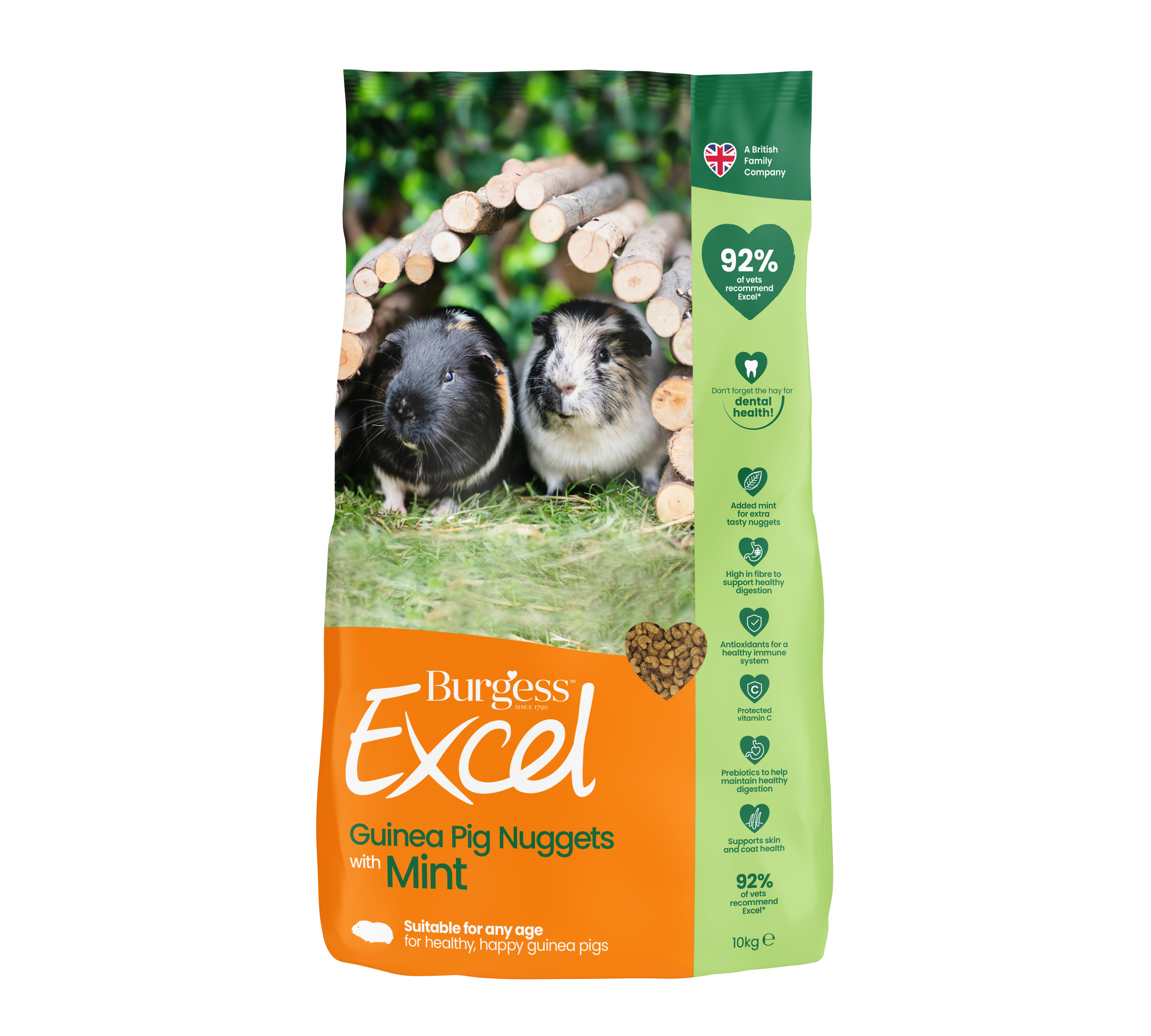Excel Guinea Pig Tasty Nuggets 10kg