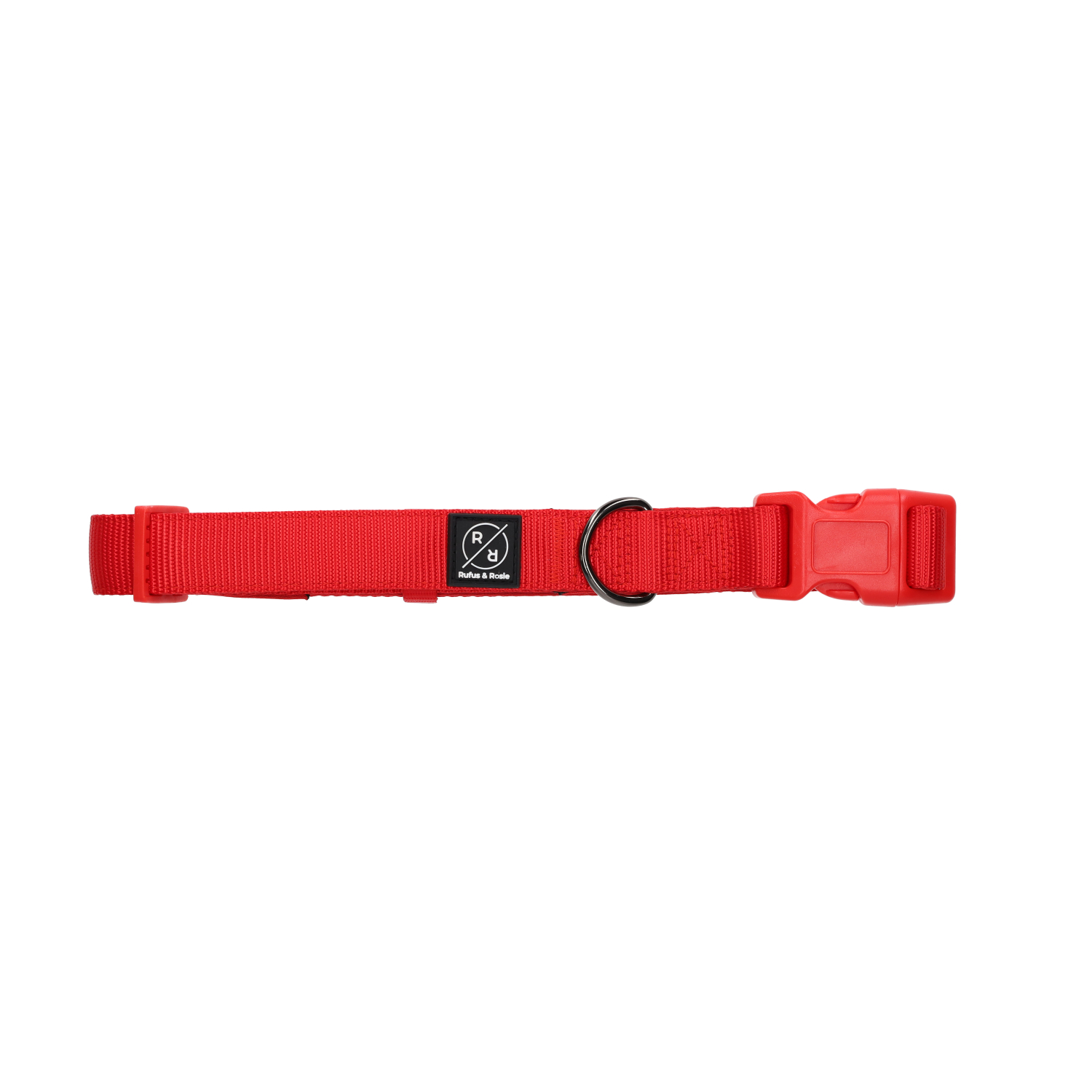 Rufus & Rosie Padded Dog Collar, Small, Red