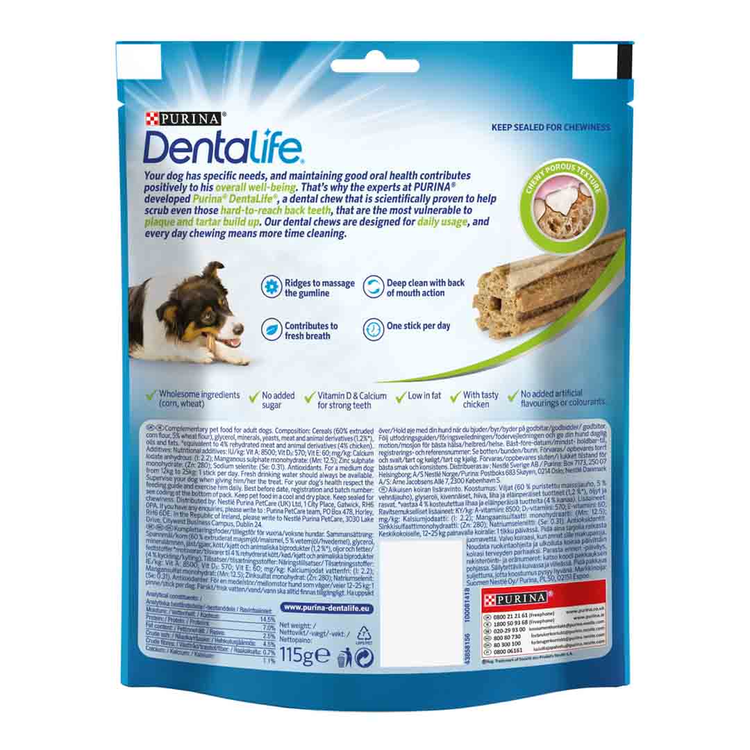 Dentalife for Medium Dogs 115g