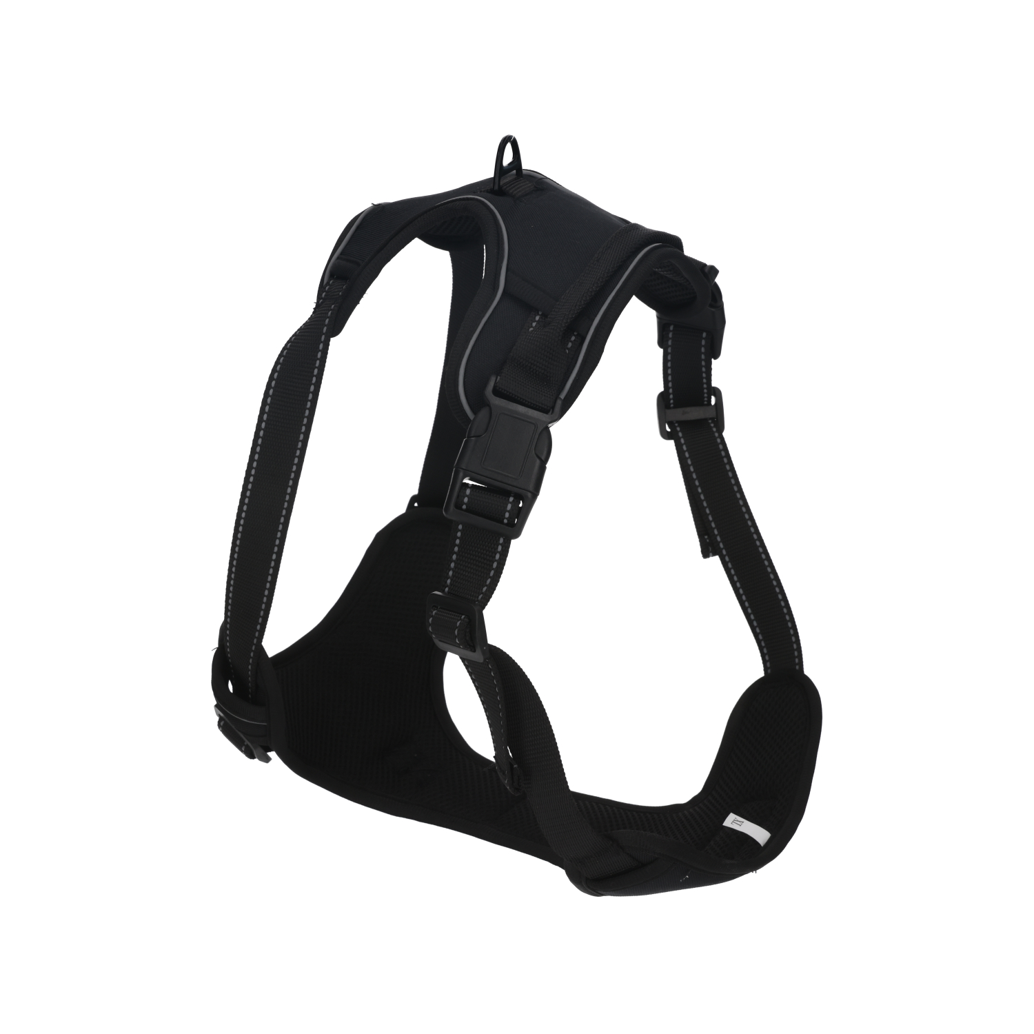 Rufus & Rosie Adjustable Black Sports Dog Harness, Large