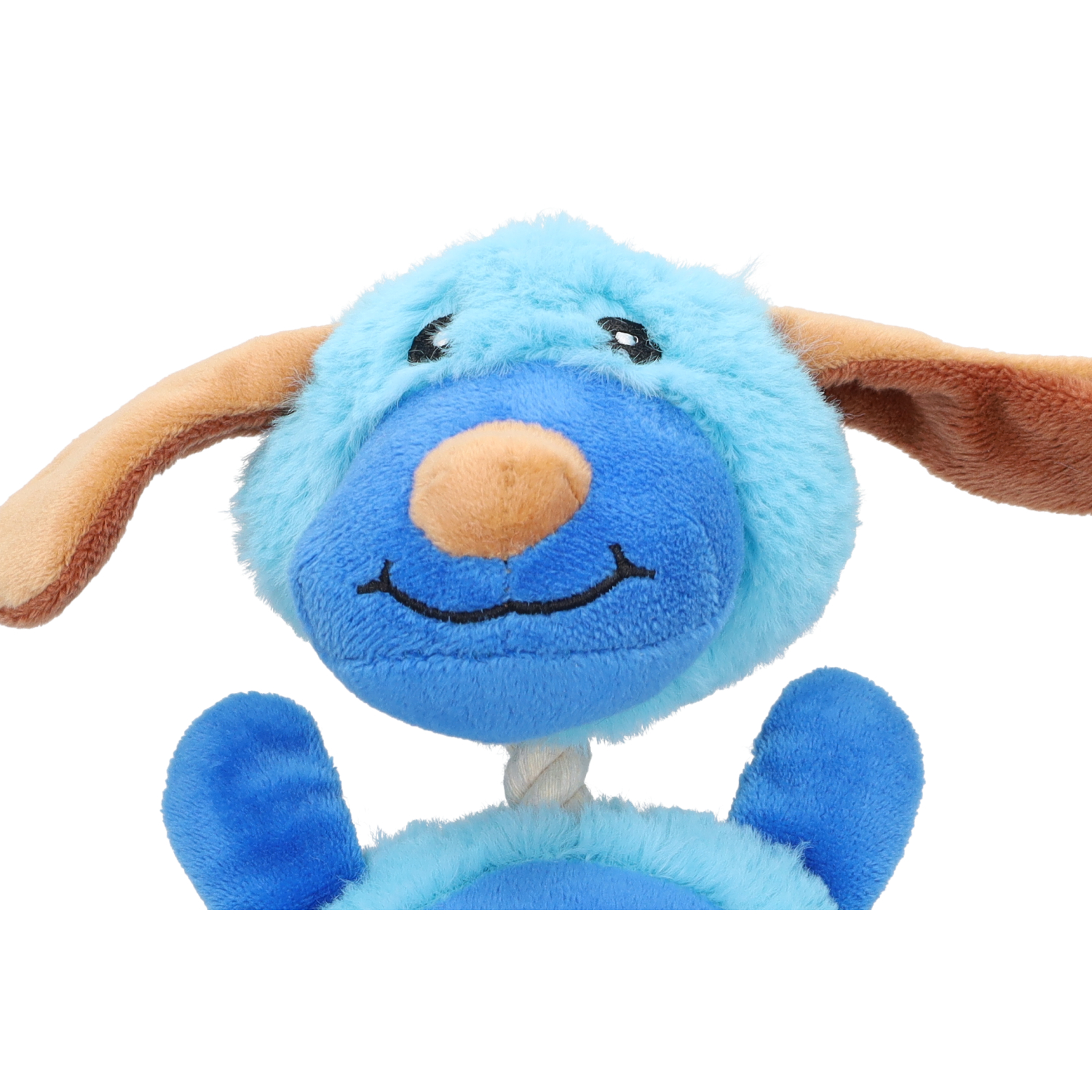 Pet Living Plush Jungle Rope Neck Dog Toy