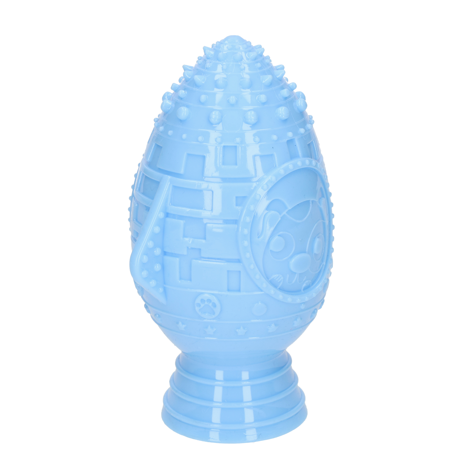 Smart Choice Squeaky Rubber Space Rocket Dog Toy