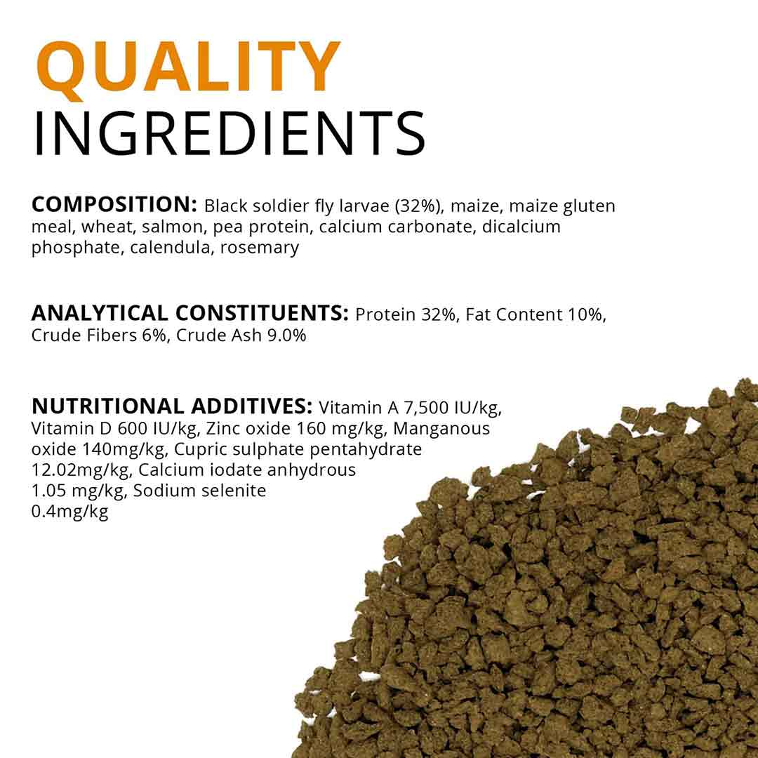 Fluval Bug Bites Goldfish Food Granules, 45g