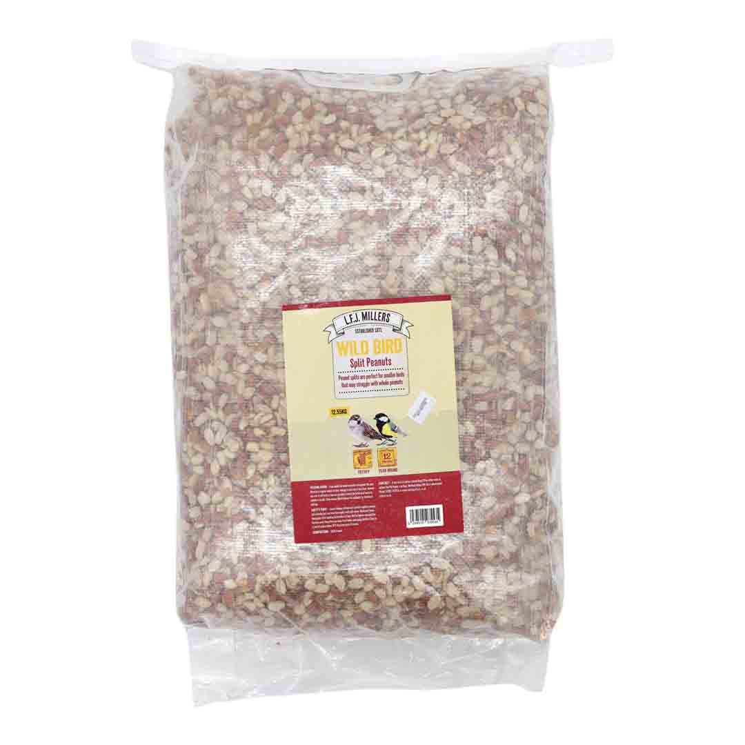 LFJ Millers Split Peanuts Wild Bird Food 12.55kg