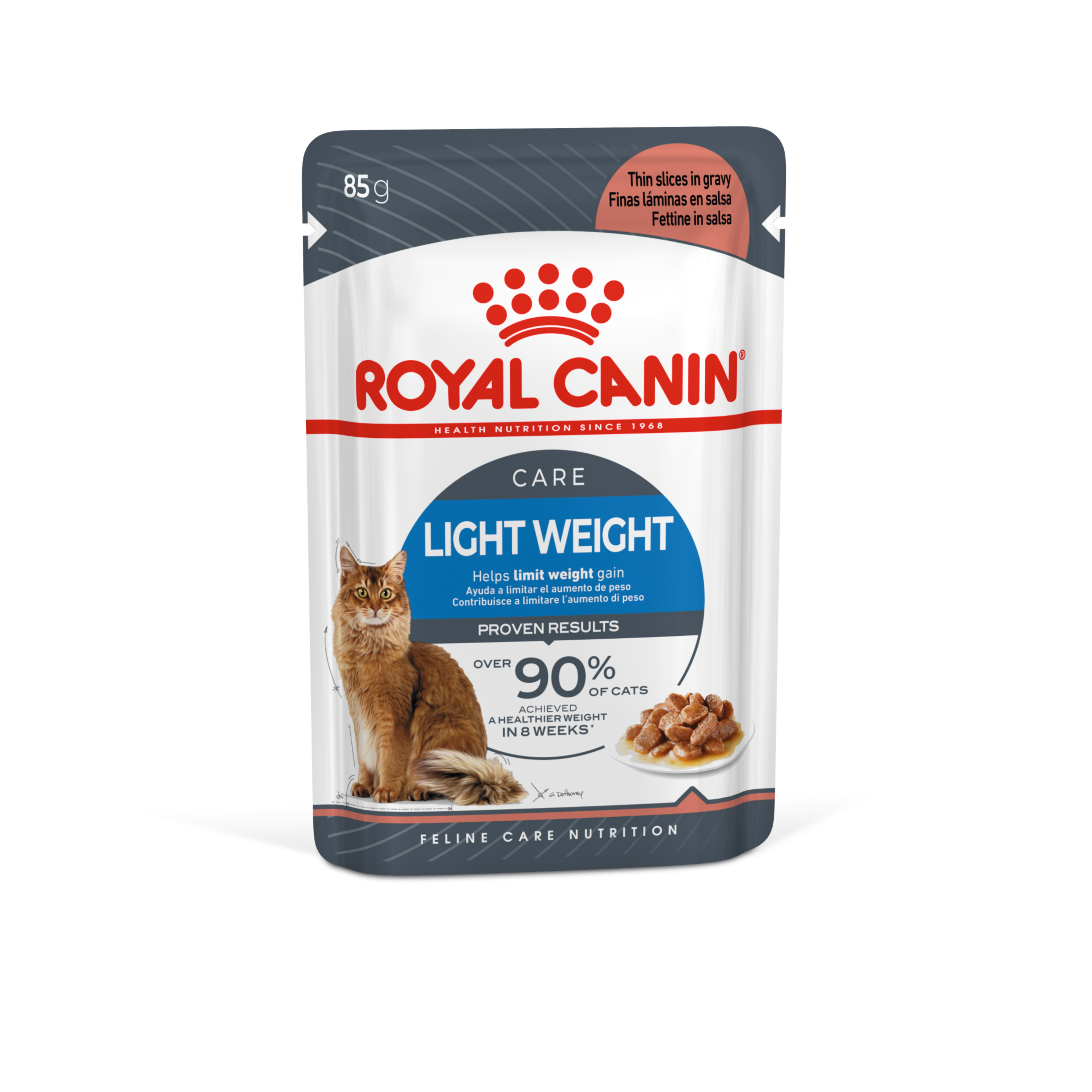 Royal Canin Lightweight Care Wet Cat Food in Gravy 48x85g