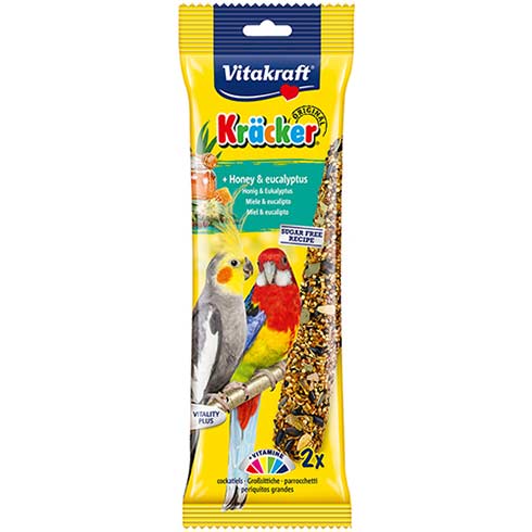 Vitakraft Cockatiel Treat Sticks Honey and Eucalyptus 180g
