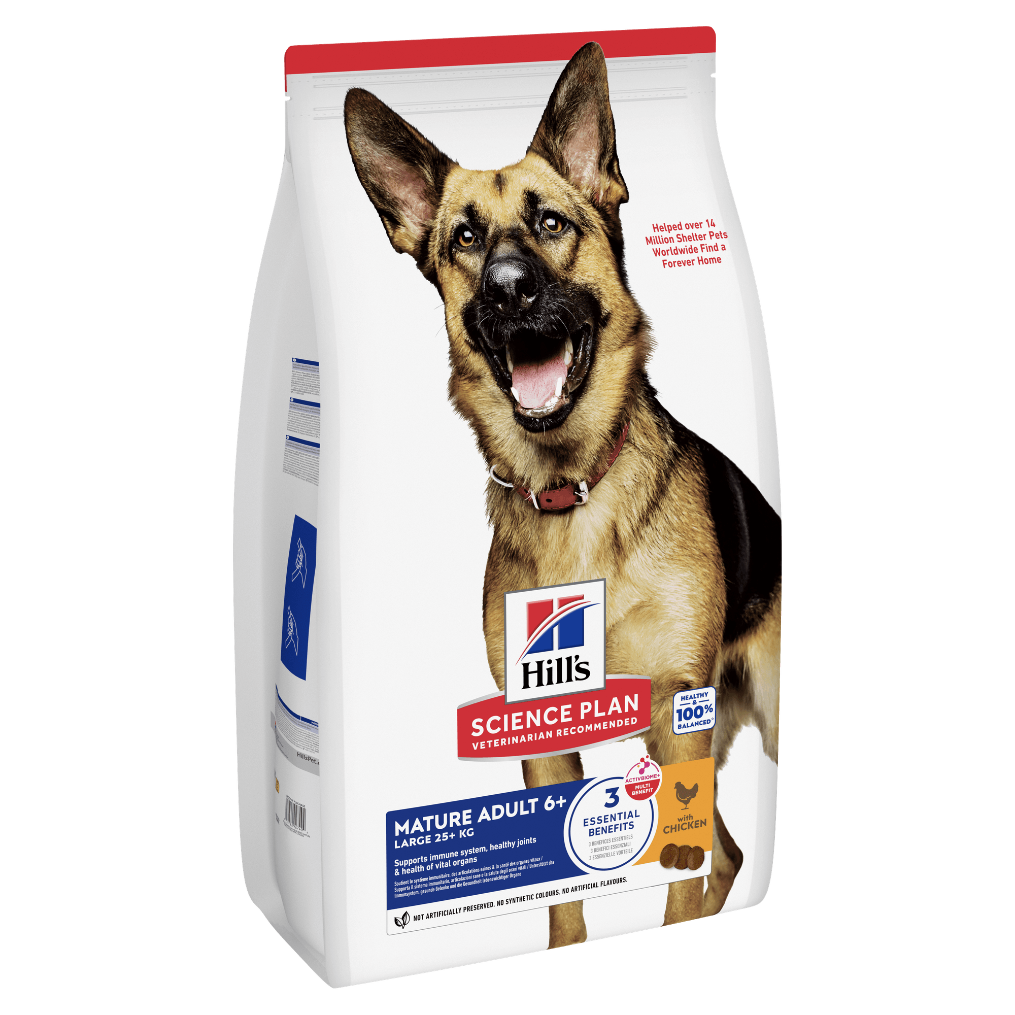 Hill'S Science Plan Mature Adult Large Breed Dry Dog Food Chicken Flavour 14kg