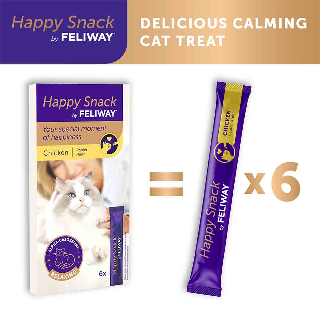 Feliway Happy Snack for Cats and Kittens (6 pack)