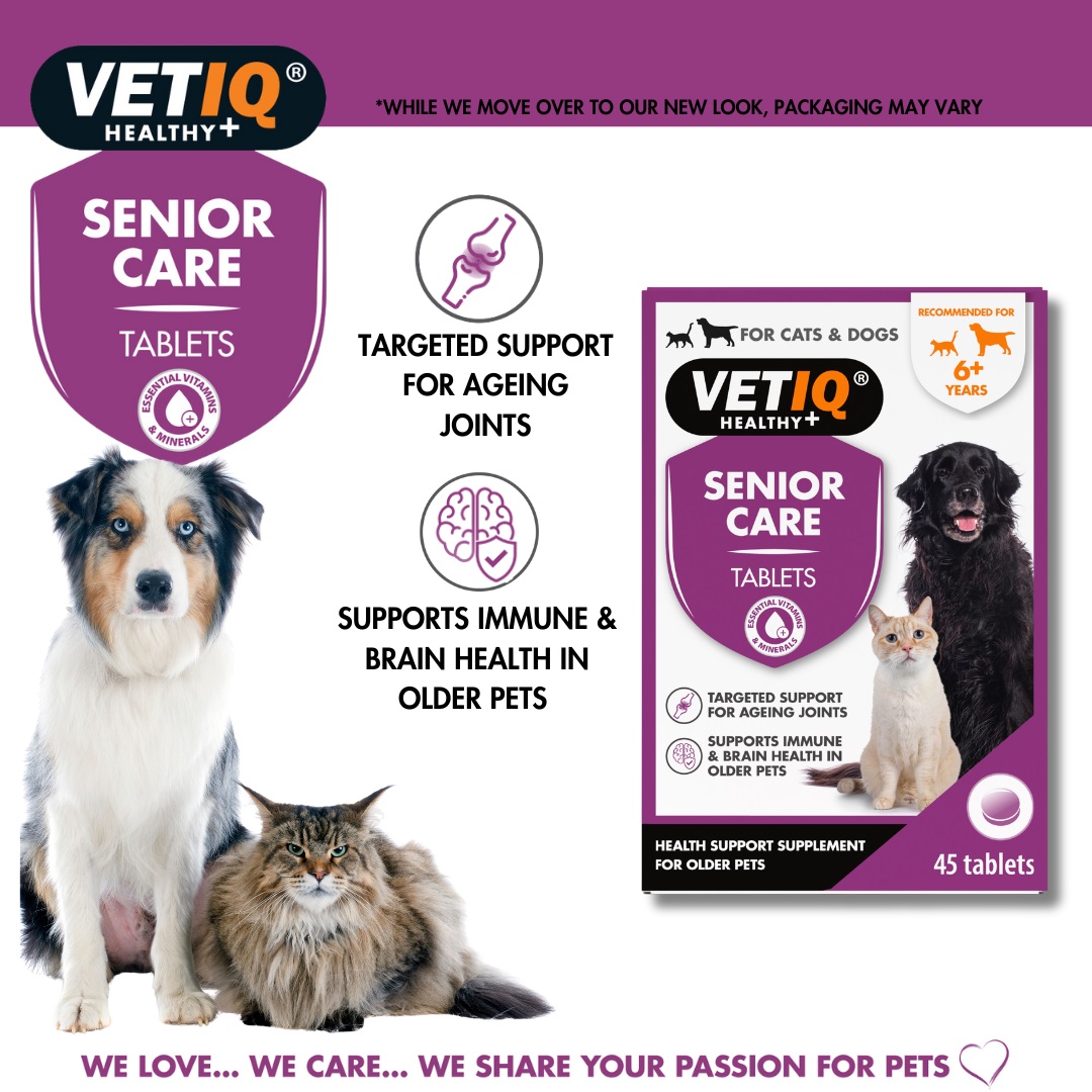 VetIQ Senior Care for Cats and Dogs 45 tablets