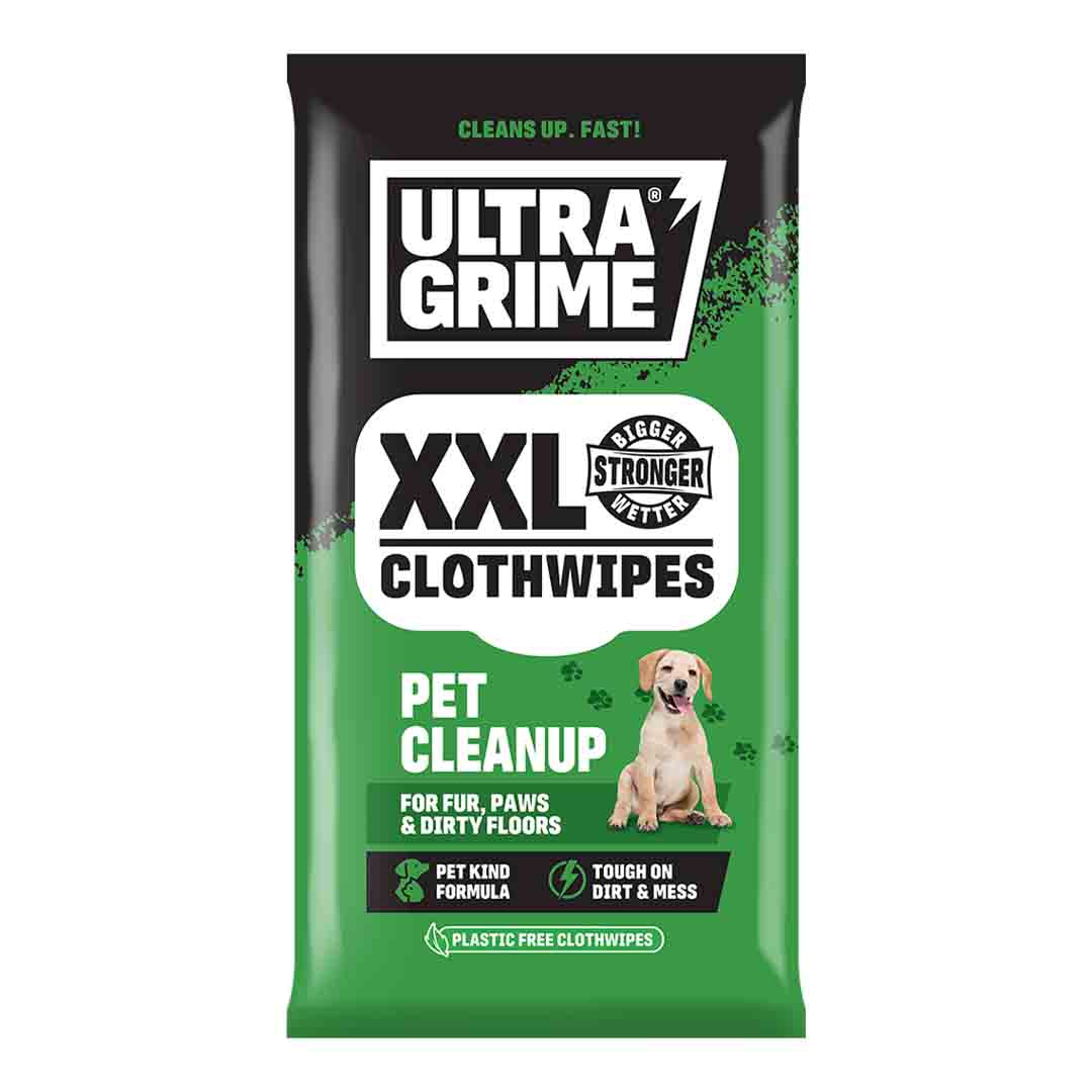 UltraGrime Pet Cleanup Xxl Clothwipes 20 Pack