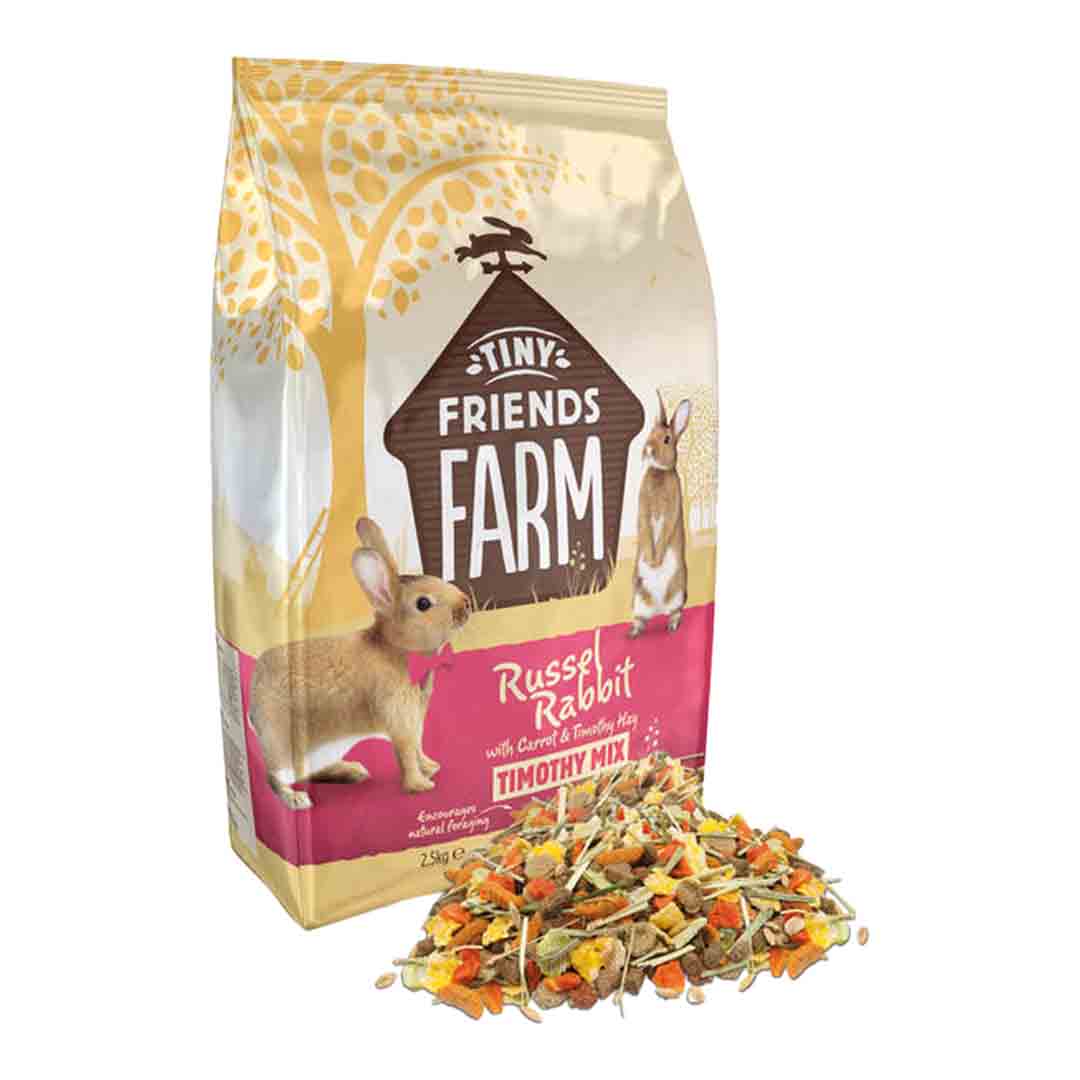 Tiny Friends Farm Russel Rabbit Timothy Mix, 2.5kg