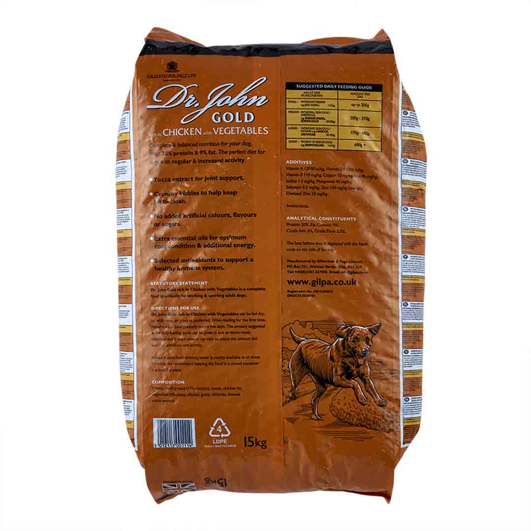 Dr John Gold Medal Dog Food 15kg