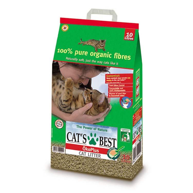 Cat's Best Oko Plus Clumping Cat Litter 10l
