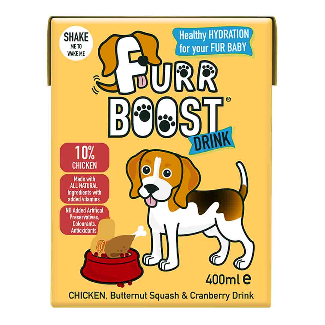 Furr Boost Chicken, Butternut Squash & Cranberry Drink for Dogs, 400ml