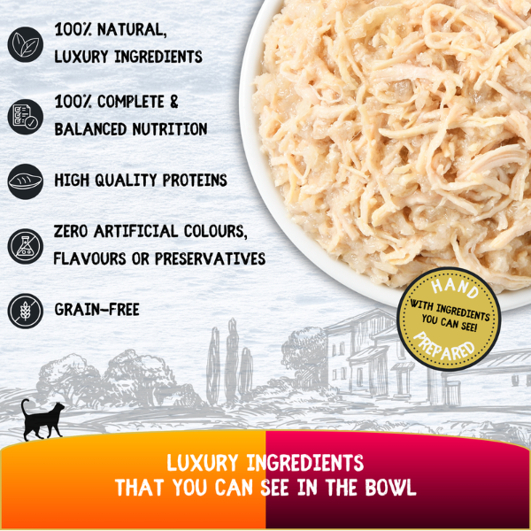 Cookhouse Luxury Complete Cat Food Chicken Breast Fillets in Jelly Multipack 6x70g