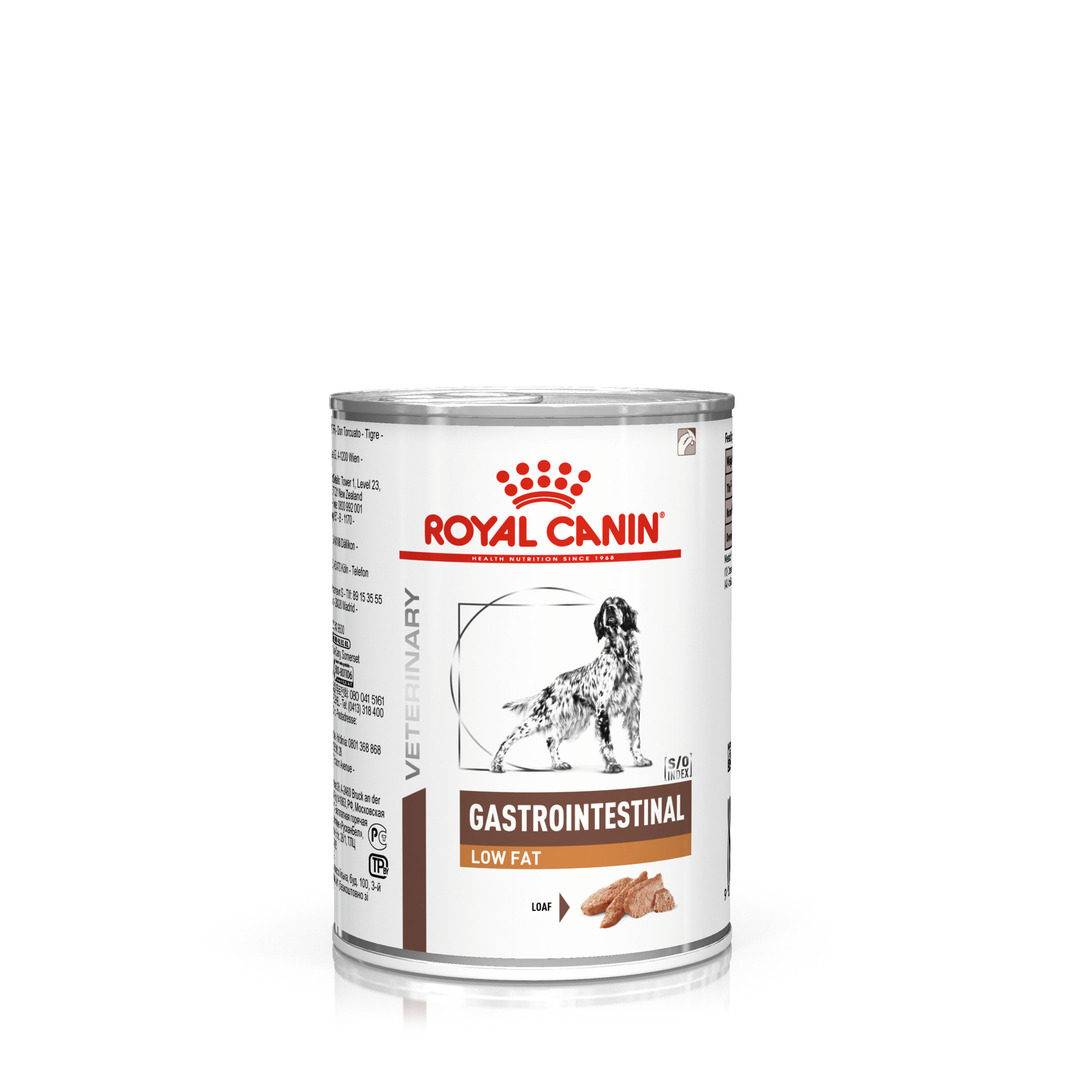 Royal Canin Gastrointestinal Low Fat Adult Wet Dog Food In Loaf 12x420g