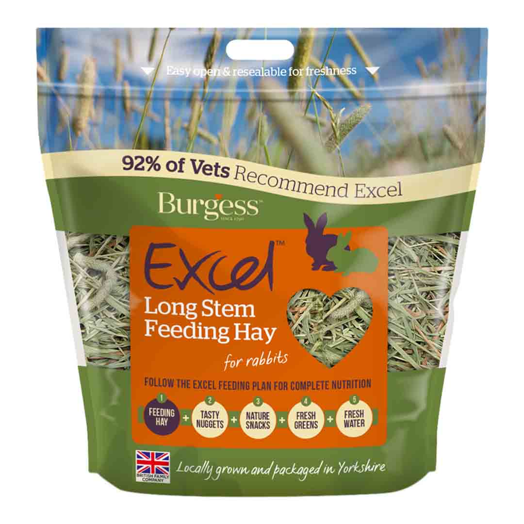 Excel Long Stem Feeding Hay 1kg