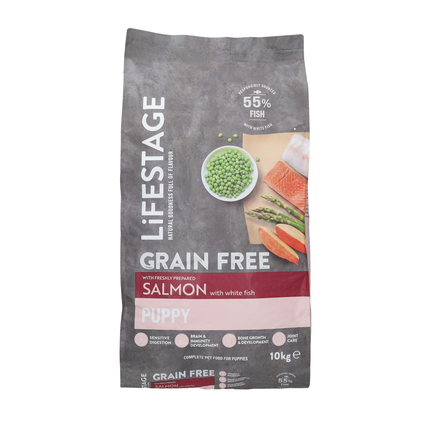Lifestage Grain Free Puppy Food, Salmon With Haddock, 10Kg
