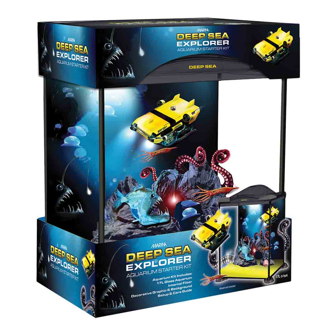 Marina Deep Sea Explorer 17L Aquarium Kit - Themed Aquarium Starter Kit