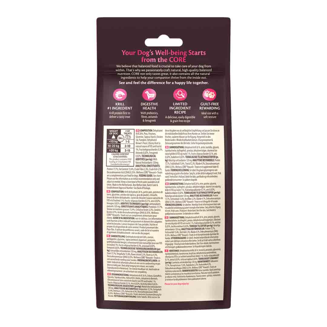 Wellness CORE Reward Digestion Krill Dog Treats