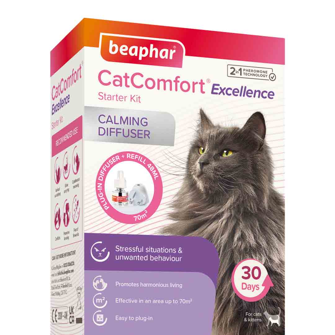 Beaphar Catcomfort Excellance Cat Calming Diffuser Plug in & Refill Starter Kit