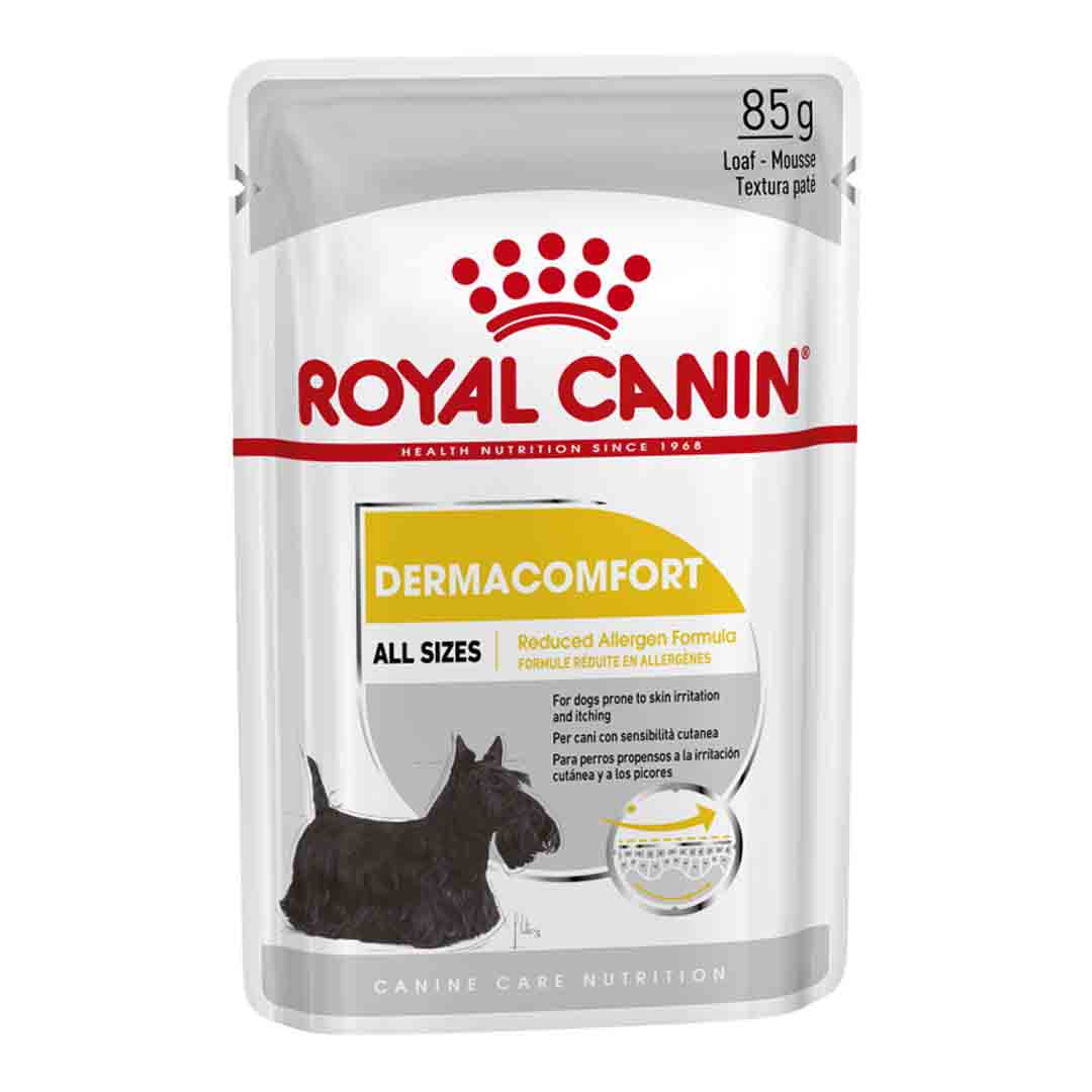 Royal Canin Wet Dog Food Dermacomfort Care Wet Pouches 12x85g