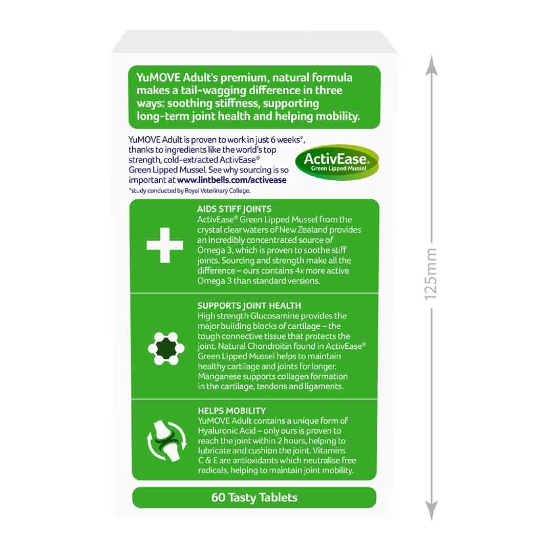 YuMOVE Joint Care for Adult Dogs - 60 Tablets
