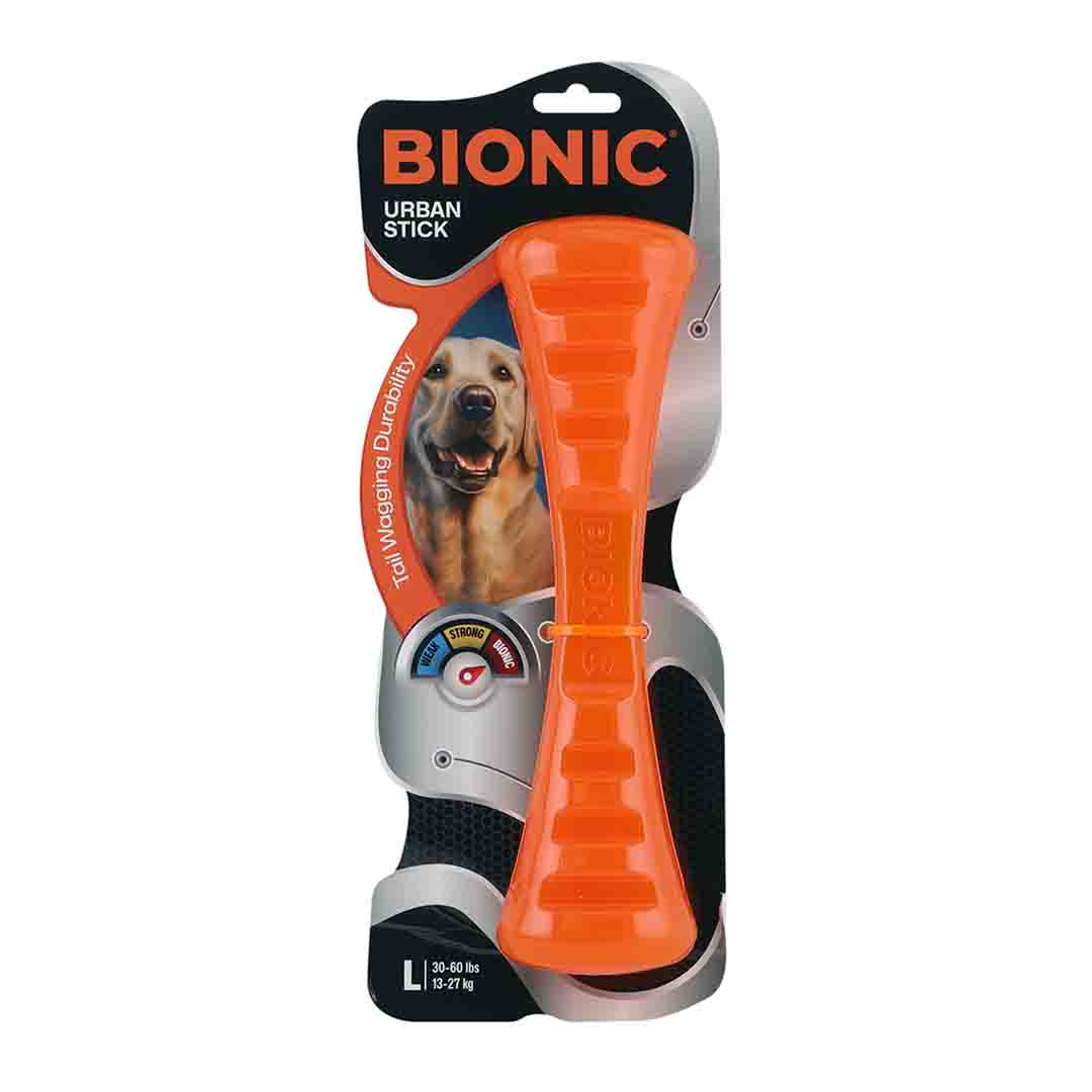 Bionic Urban Rubber Stick Dog Toy, Large
