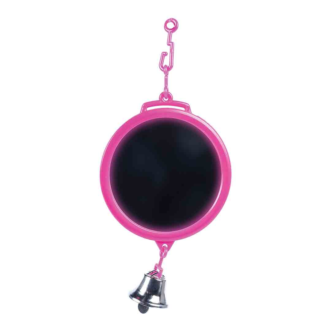 Happy Pet Round Double Sided Mirror, Bird Toy