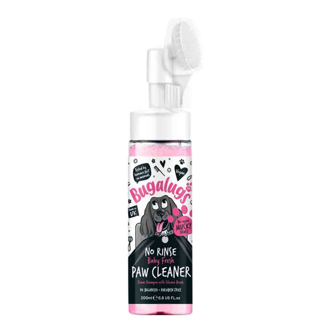 Bugalugs Instant No Rinse Dog Paw Cleaner Papaya 200ml