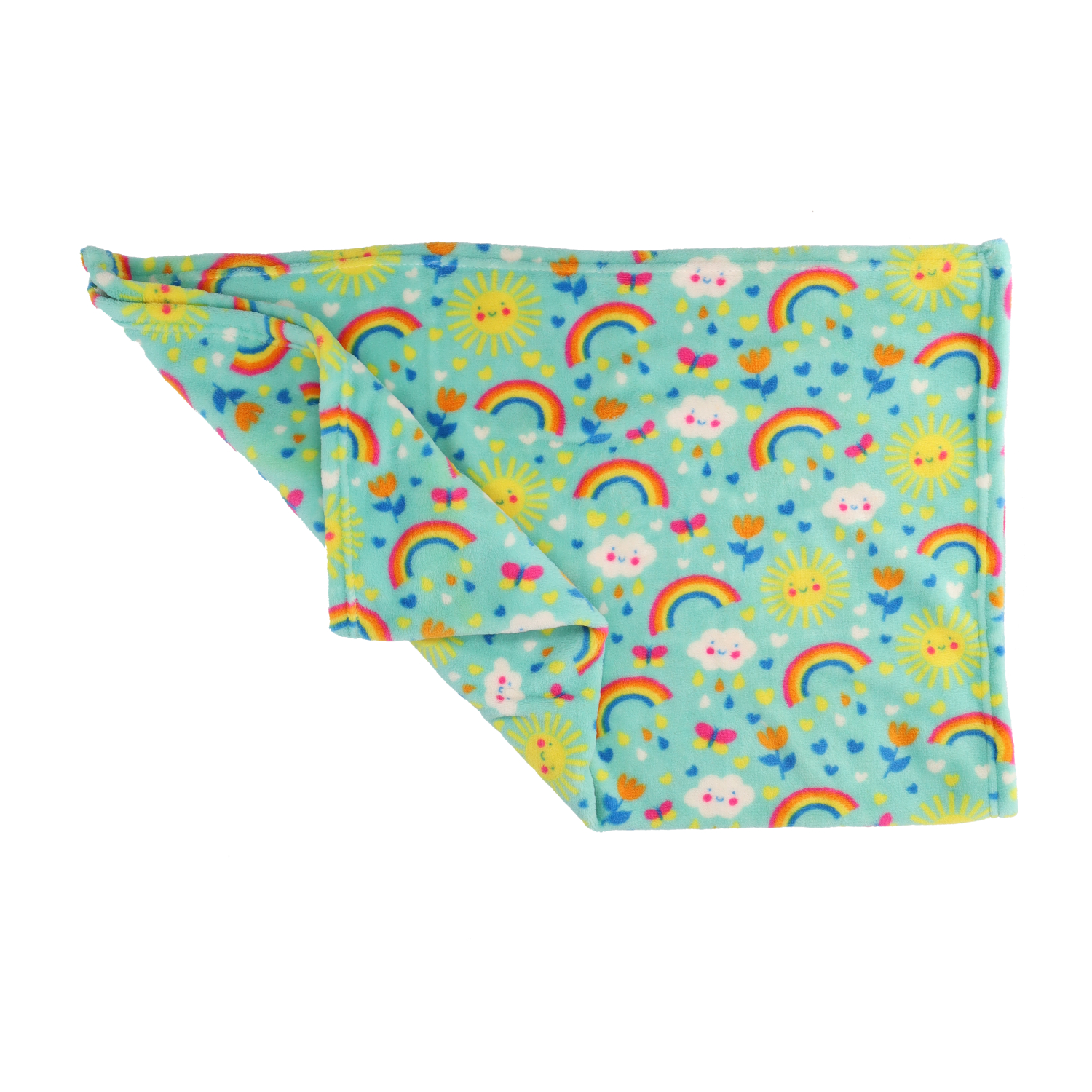 Rufus & Rosie Rainbow Puppy Blanket 90x70cm