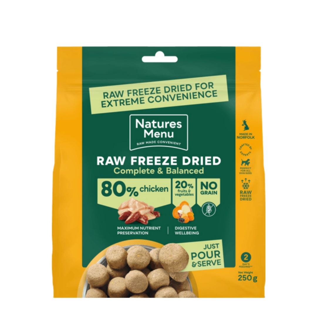 Natures Menu Freeze Dried Chicken Dog Food 250g