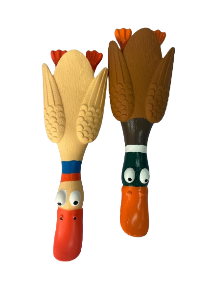 Rufus & Rosie Crazy Latex Duck Dog Toy