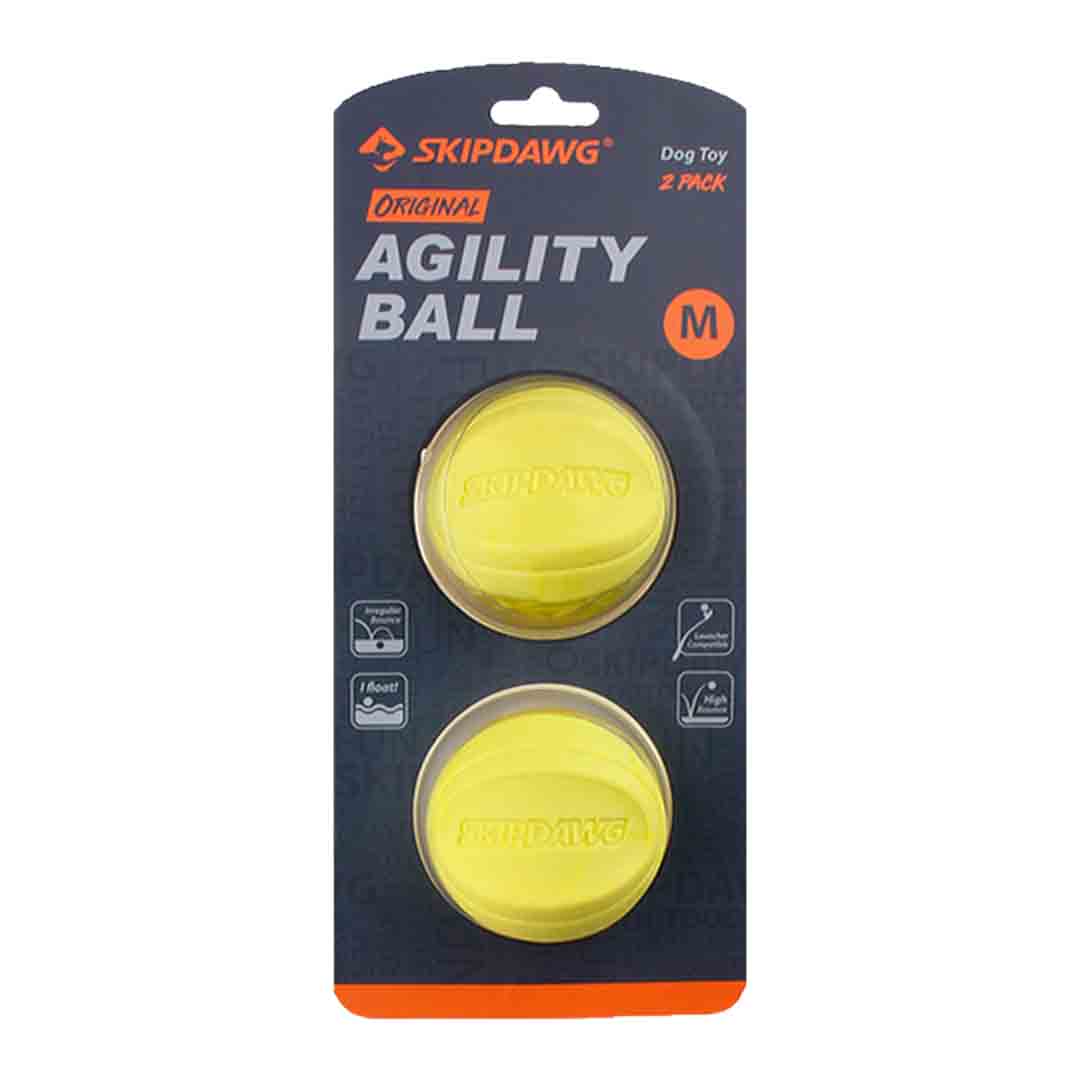 SKIPDAWG Agility Ball Dog Toy, 2 Pack