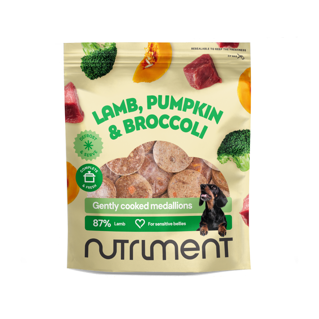 Nutriment Fresh Cooked Medallions Dog Food - Lamb 800g