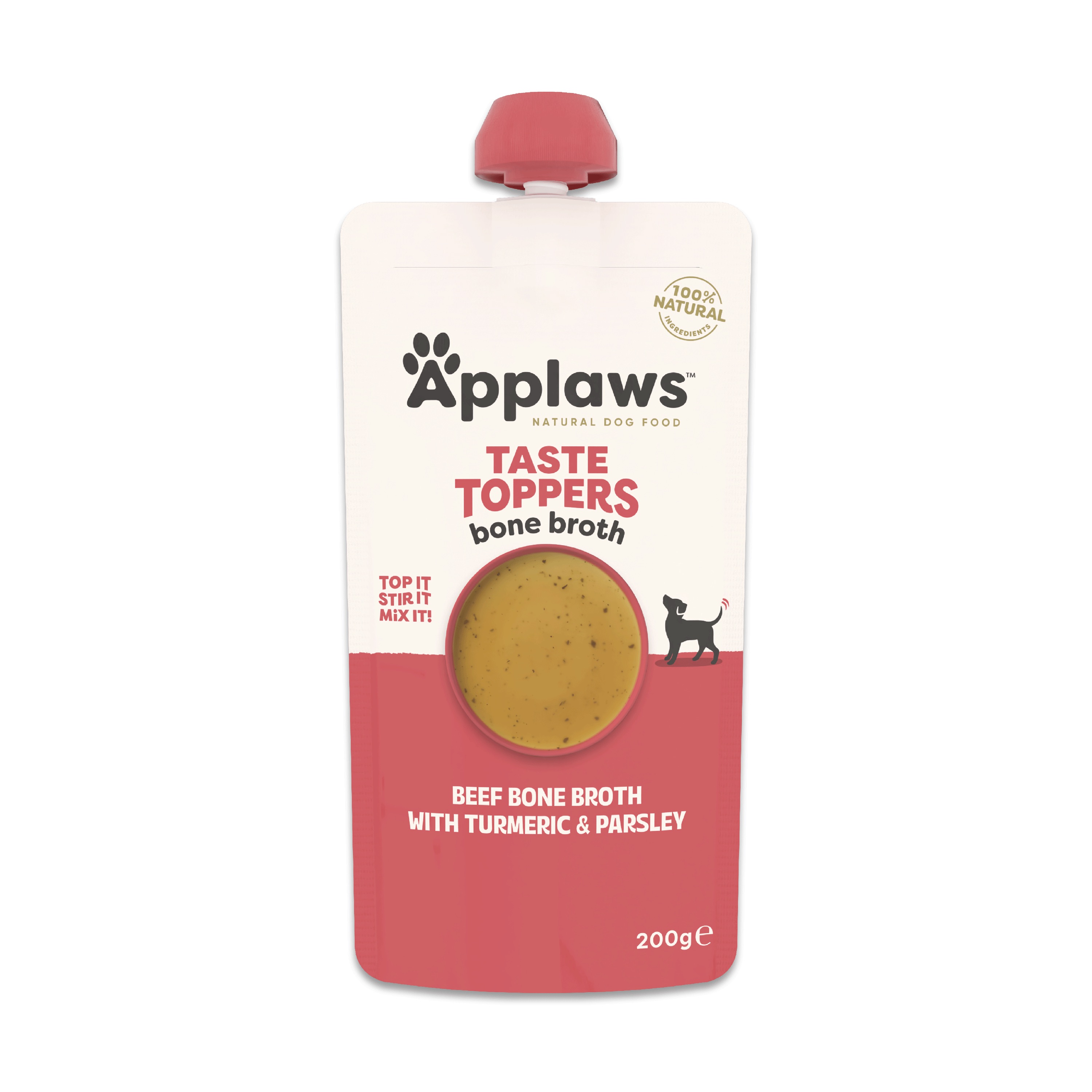 Applaws Taste Toppers Beef Bone Broth with Turmeric & Parsley 200ml