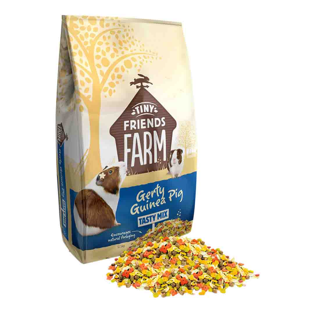Tiny Friends Farm Guinea Pig Food, Gerty Guinea Pig Tasty Mix, 12.5Kg