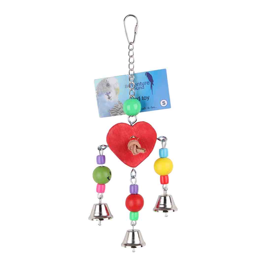 Adventure Bound Wooden Heart Bird Toy