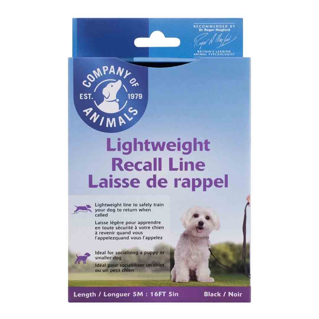Lightweight Recall Long Line Dog Lead, 5m