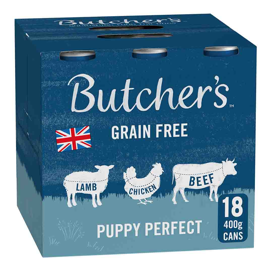 Butcher's Puppy Perfect Wet Dog Food Tins 18 x 400g