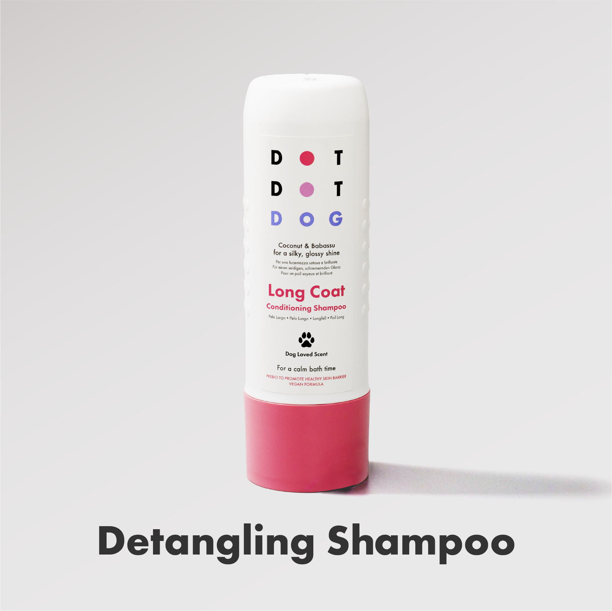 DotDotPet Vegan Detangling Long Coat Conditoning Shampoo for Dogs 280ml